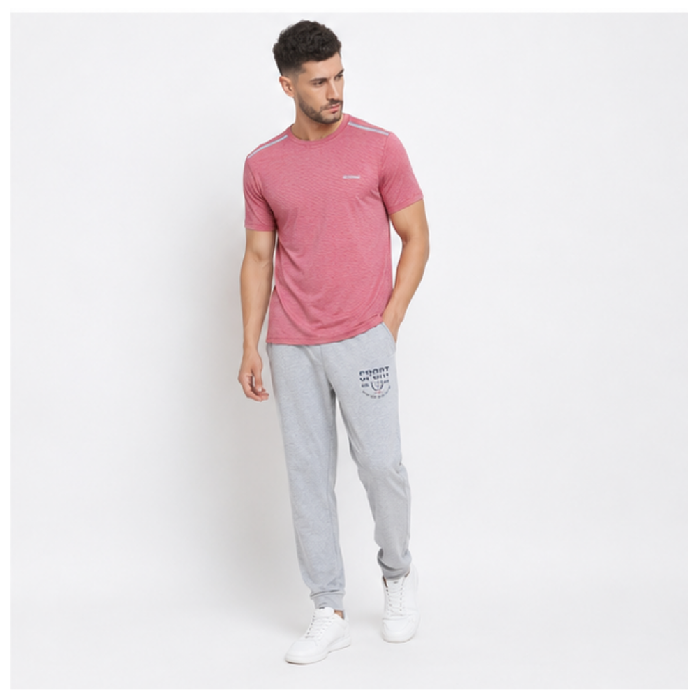 Performance Men Striped Swift Dry Crew Neck T-Shirt - Image 5
