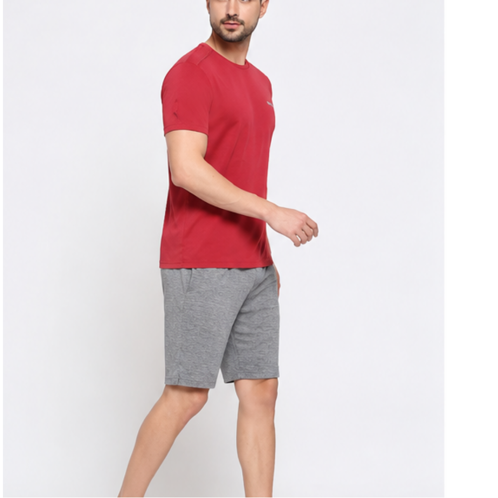 Performance Men Solid Swift Dry Crew Neck T-Shirt - Image 5