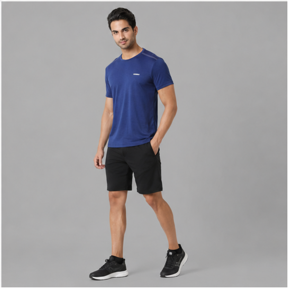 Performance Men Solid Swift Dry Crew Neck T-Shirt - Image 10