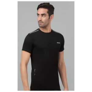 Performance Men Solid Swift Dry Crew Neck T-Shirt